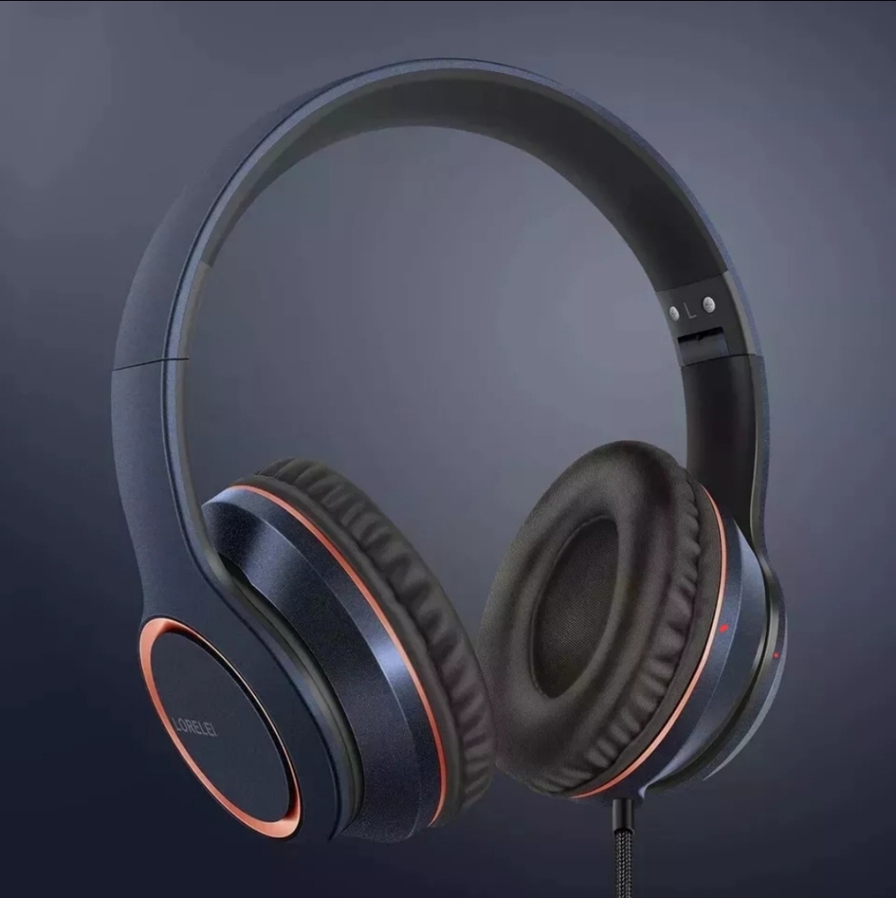 LORELEI X8 Over-Ear Wired Headphones Space Black New Open Box